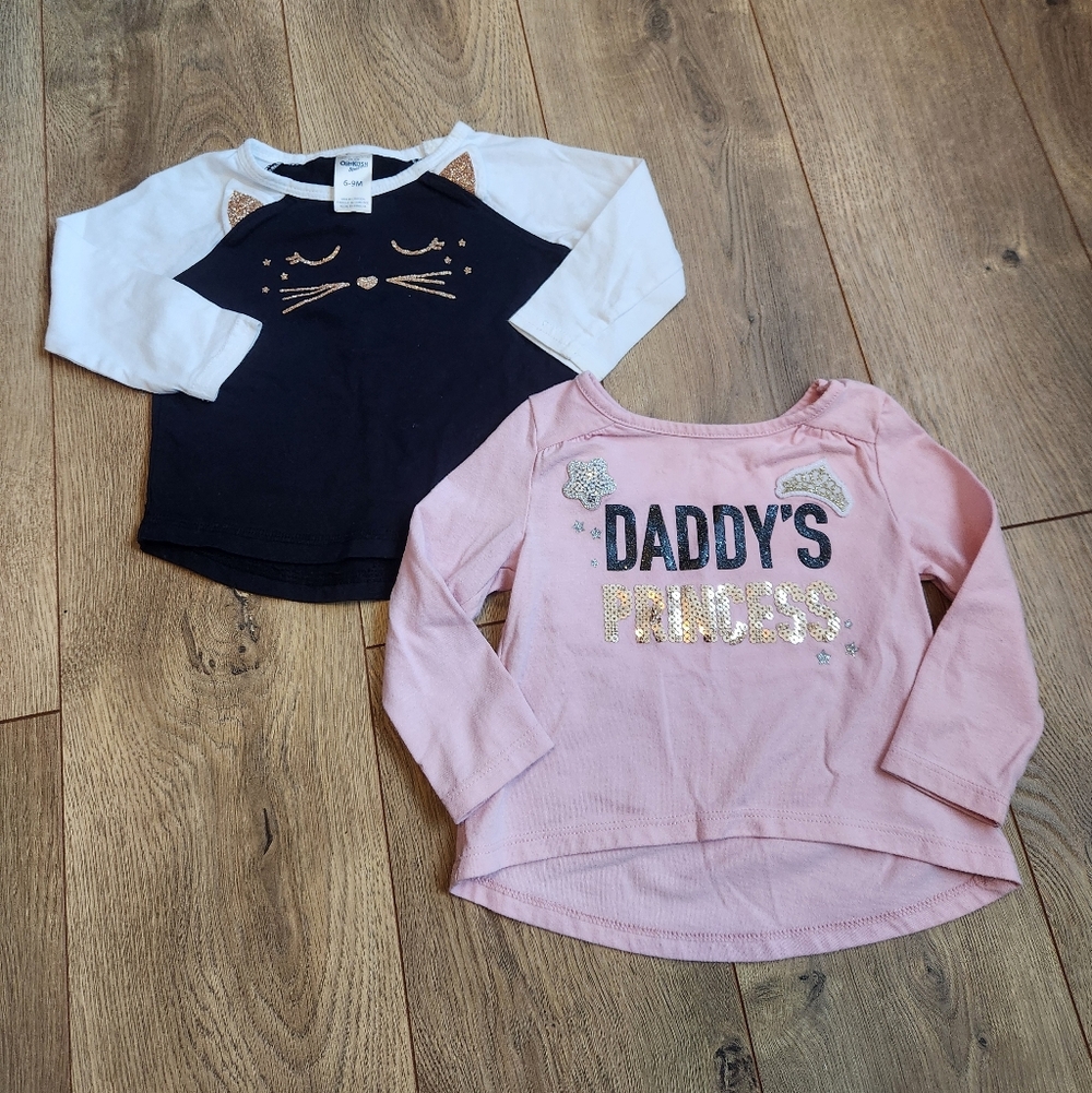 6-9 Months Girls Long Sleeve Tops
